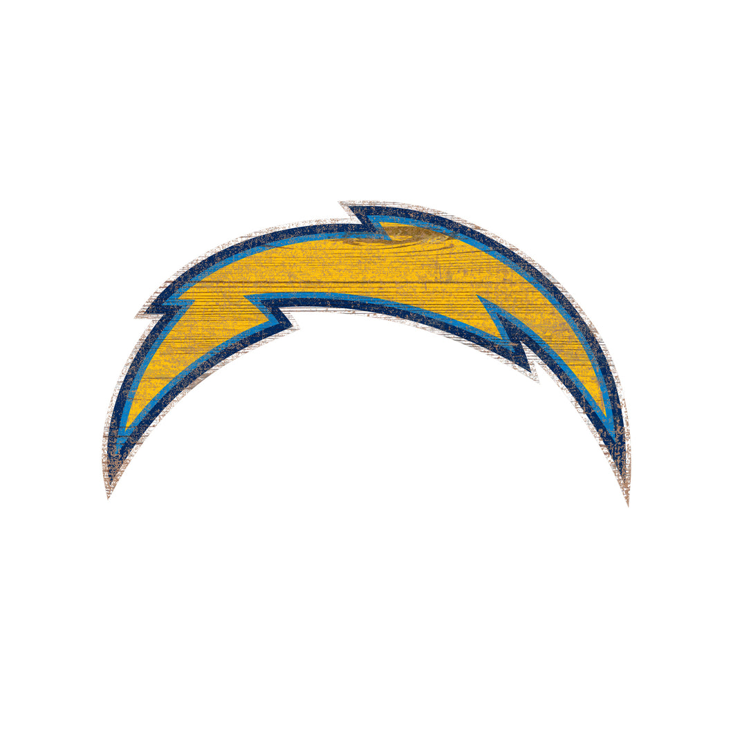 Los Angeles Chargers Distressed Logo Cutout Sign