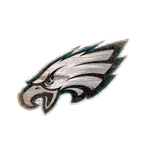 Philadelphia Eagles Distressed Logo Cutout Sign