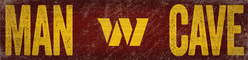 Washington Commanders Man Cave Sign