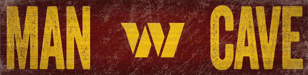 Washington Commanders Man Cave Sign