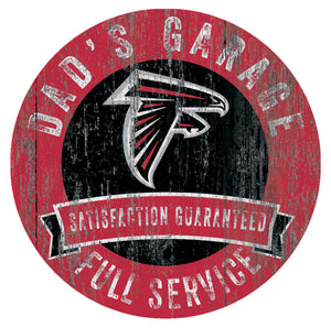 Atlanta Falcons Dad's Garage Sign