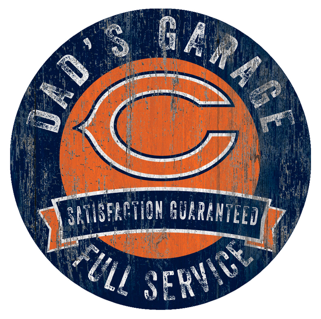 Chicago Bears Dad's Garage Sign