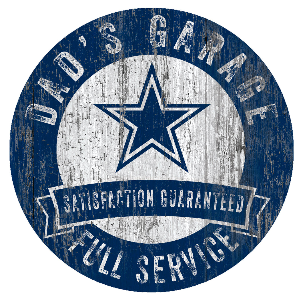 Dallas Cowboys Dad's Garage Sign