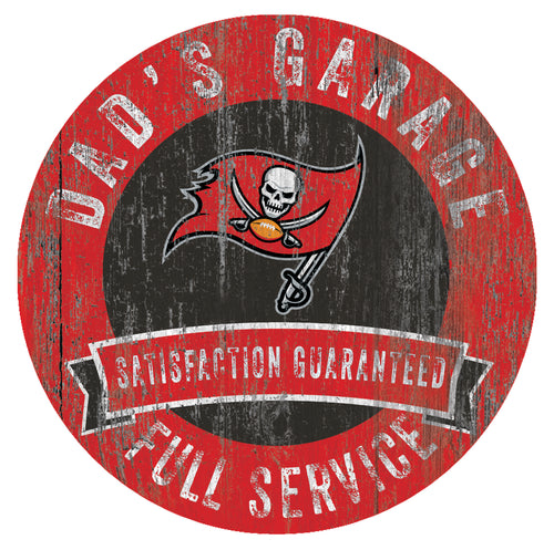 Tampa Bay Buccaneers Dad's Garage Sign