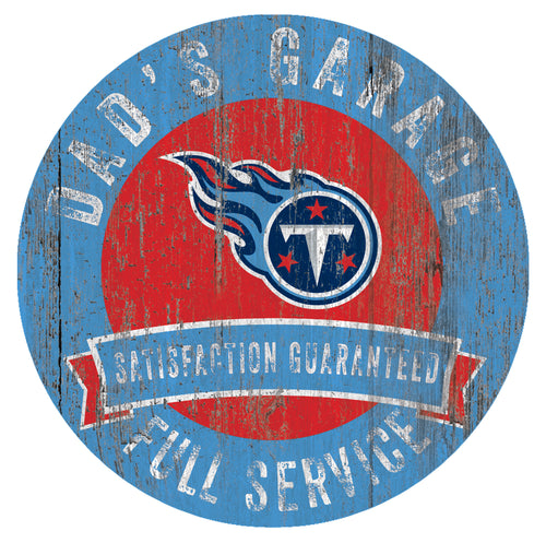 Tennessee Titans Dad's Garage Sign