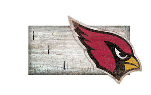 Arizona Cardinals Key Holder 6"x12"