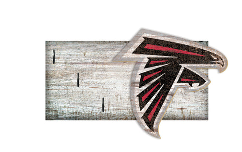 Atlanta Falcons Key Holder 6x12