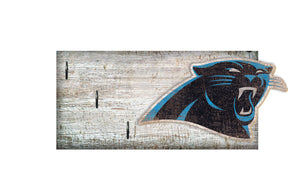 Carolina Panthers Key Holder 6"x12"