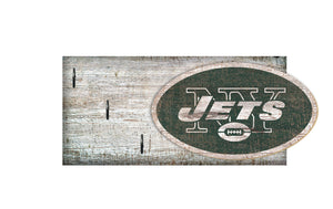 New York Jets Key Holder 6"x12"