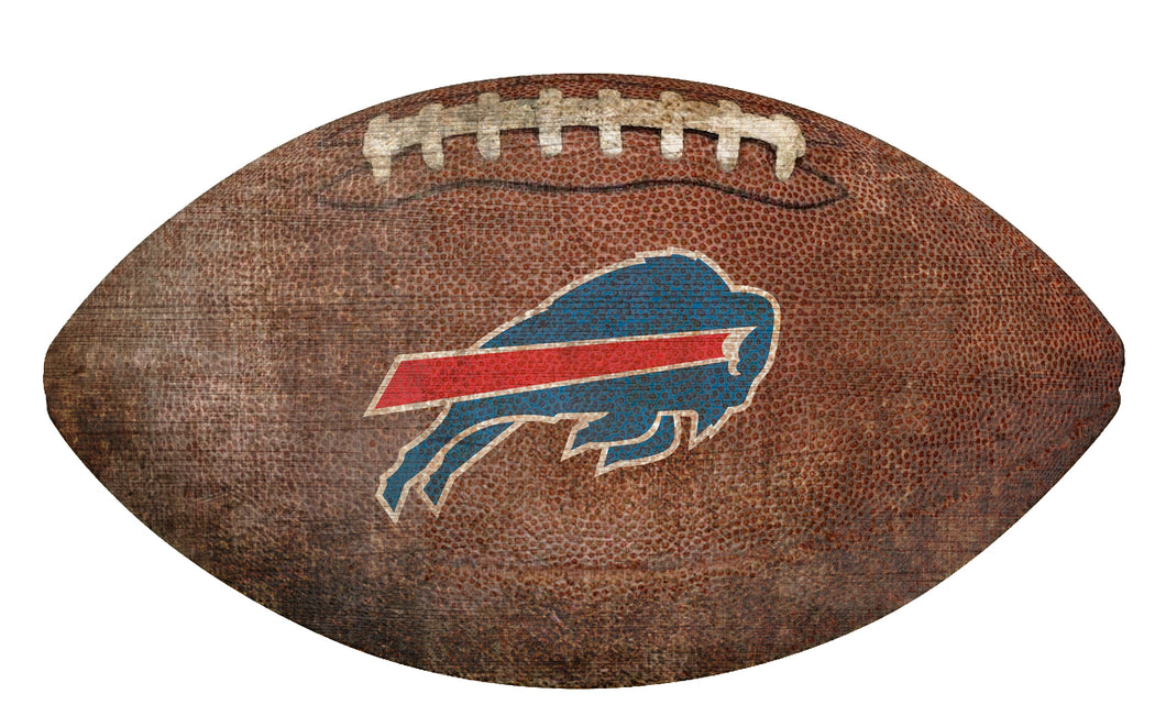Buffalo Bills Football Shaped Sign