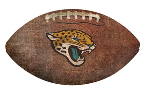 Jacksonville Jaguars Football Shaped Sign