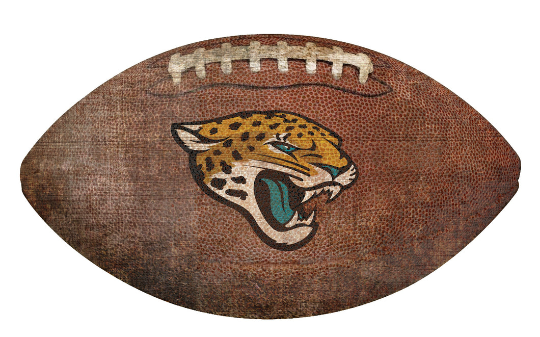 Jacksonville Jaguars Distressed Logo Cutout Sign