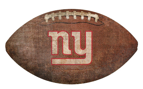 New York Giants Football Shaped Sign