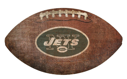 New York Jets Football Shaped Sign