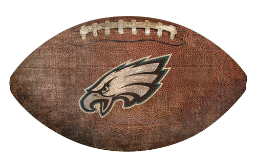 Philadelphia Eagles Football Shaped Sign