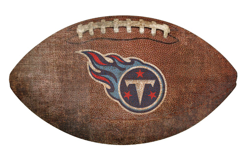 Tennessee Titans Football Shaped Sign