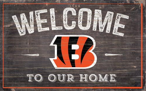 Cincinnati Bengals Welcome To Our Home Sign - 11