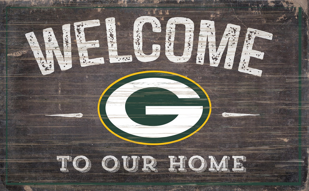Green Bay Packers Welcome To Our Home Sign - 11