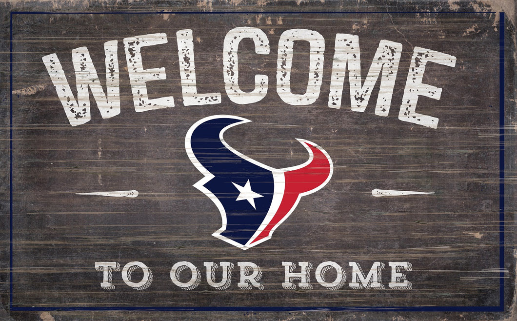 Houston Texans Welcome To Our Home Sign - 11