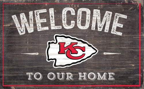 Kansas City Chiefs Welcome To Our Home Sign - 11