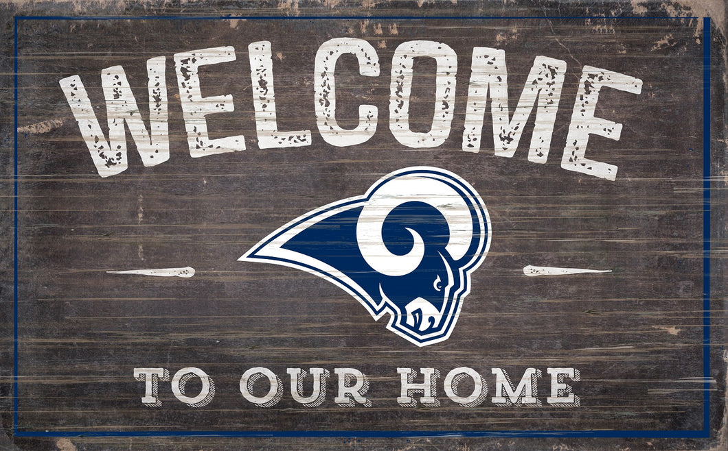 Los Angeles Rams Welcome To Our Home Sign - 11