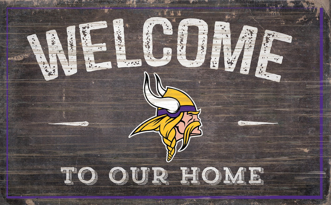 Minnesota Vikings Welcome To Our Home Sign - 11