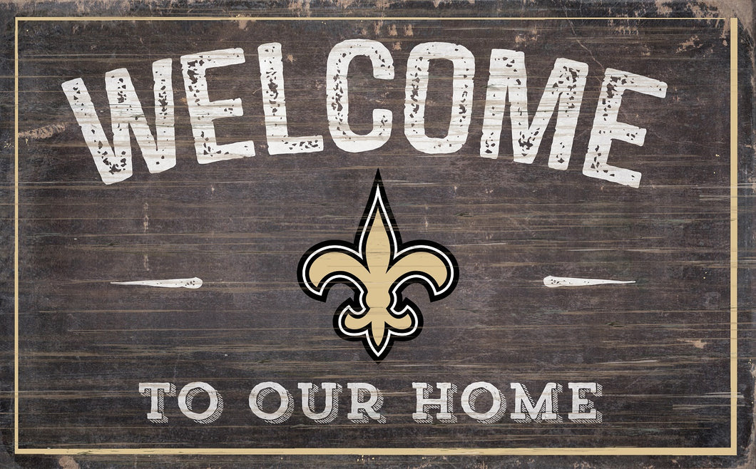 New Orleans Saints Welcome To Our Home Sign - 11