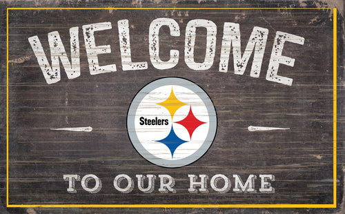 Pittsburgh Steelers Welcome To Our Home Sign - 11