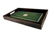 Pittsburgh Steelers Football Field Wood Tray