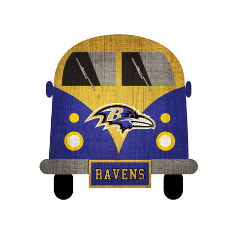 Baltimore Ravens Team Bus Sign