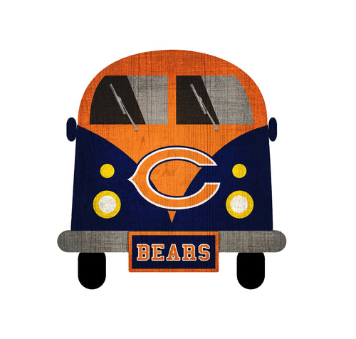 Chicago Bears Team Bus Sign