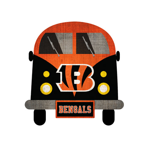 Cincinnati Bengals Team Bus Sign