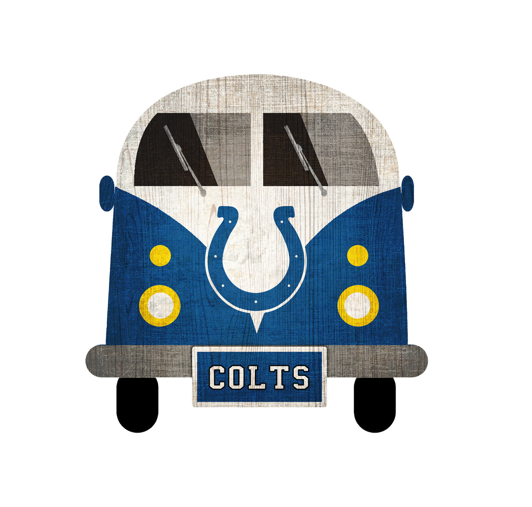 Indianapolis Colts Team Bus Sign