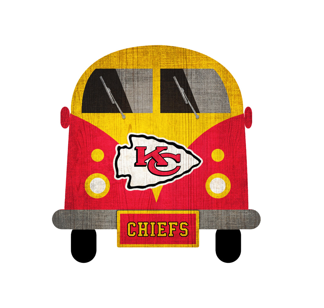 Kansas City Chiefs Team Bus Sign