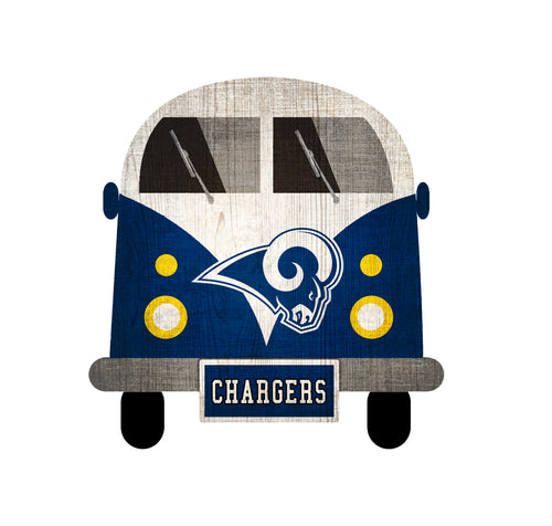 Los Angeles Rams Team Bus Sign