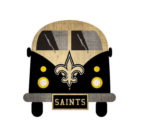 New Orleans Saints Team Bus Sign