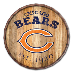 Chicago Bears Established Date Barrel Top -16"
