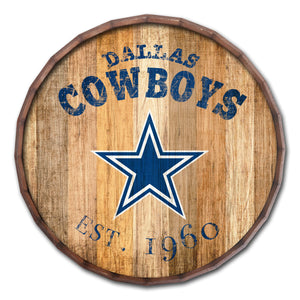 Dallas Cowboys Established Date Barrel Top -16"