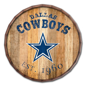 Dallas Cowboys Established Date Barrel Top -24"