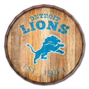 Detroit Lions Established Date Barrel Top -16"