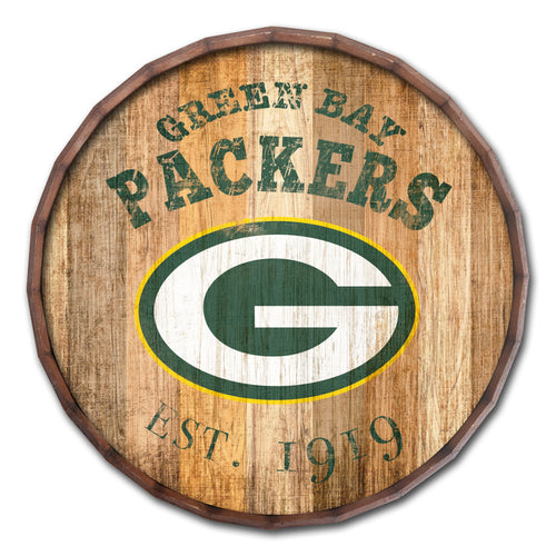 Green Bay Packers Established Date Barrel Top -16