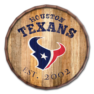 Houston Texans Established Date Barrel Top -24"