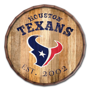 Houston Texans Established Date Barrel Top -16"