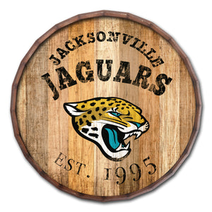 Jacksonville Jaguars Established Date Barrel Top -24"