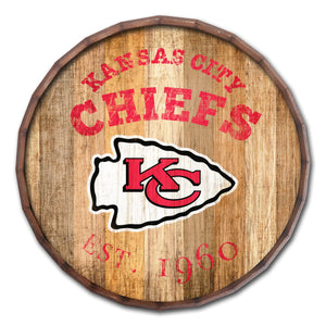 Kansas City Chiefs Established Date Barrel Top -16"