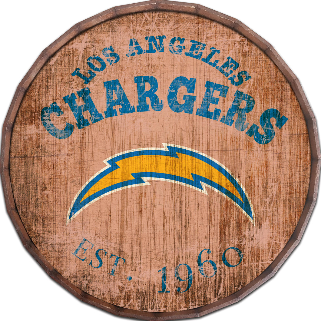 Los Angeles Chargers Established Date Barrel Top -16