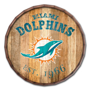 Miami Dolphins Established Date Barrel Top -24"