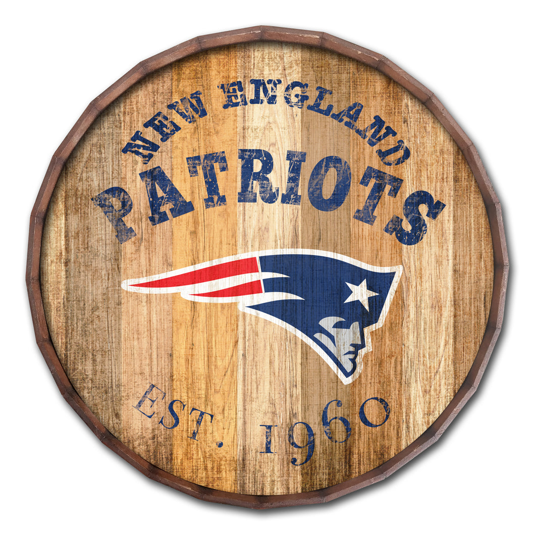 New England Patriots Established Date Barrel Top -24