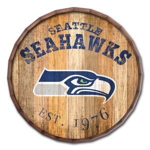 Seattle Seahawks Established Date Barrel Top -24"