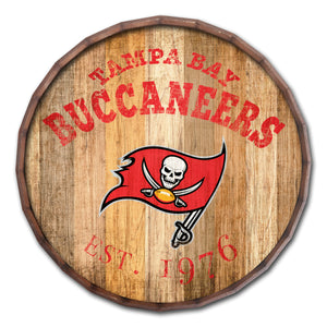Tampa Bay Buccaneers Established Date Barrel Top -24"